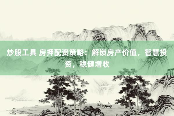 炒股工具 房押配资策略：解锁房产价值，智慧投资，稳健增收
