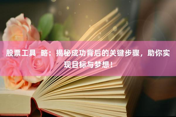 股票工具  略：揭秘成功背后的关键步骤，助你实现目标与梦想！