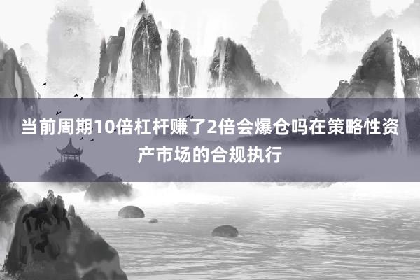 当前周期10倍杠杆赚了2倍会爆仓吗在策略性资产市场的合规执行